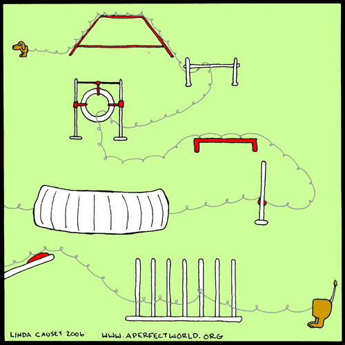 Slinky dog agility