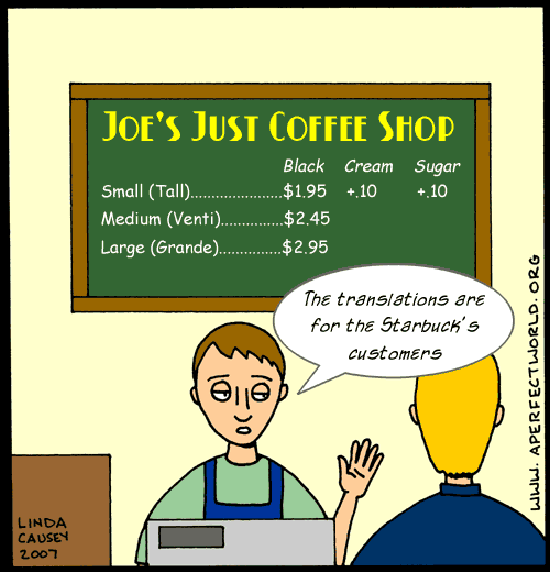 Starbuck's translation